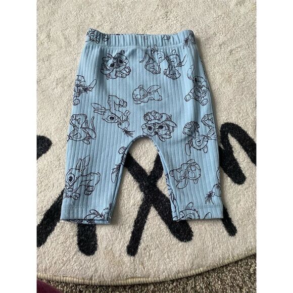 Disney Baby Unisex Blue Stitch & Angel Sweatshirt Sweatpants Set - Picture 4 of 7